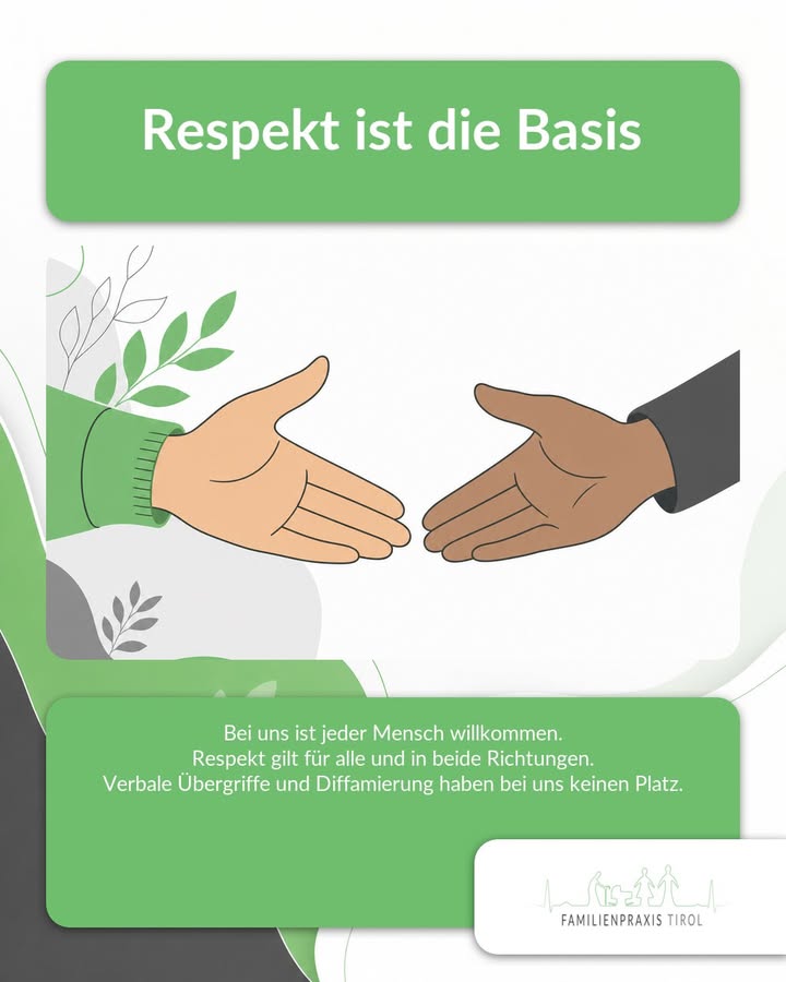 Respekt ist die Basis – die Familienpraxis Tirol in Wörgl steht für ein offenes, respektvolles Miteinander